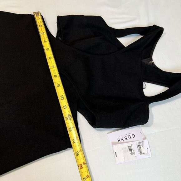 Guess Black Cutout Sleeveless Mini Dress Size Medium - Picture 6 of 13